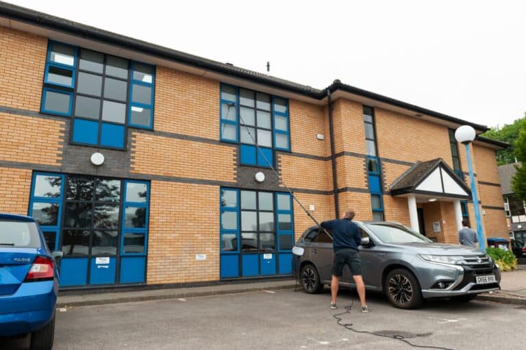 Reach and Wash systen cleaning business premises