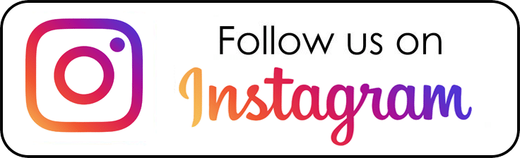 Follow us on Instagram on white background.